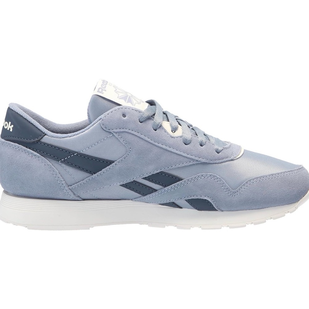 Reebok Men's Classic Nylon Sneaker, Vintage Blue/East Coast Blue/Chalk, Size 9 - Picture 6 of 8